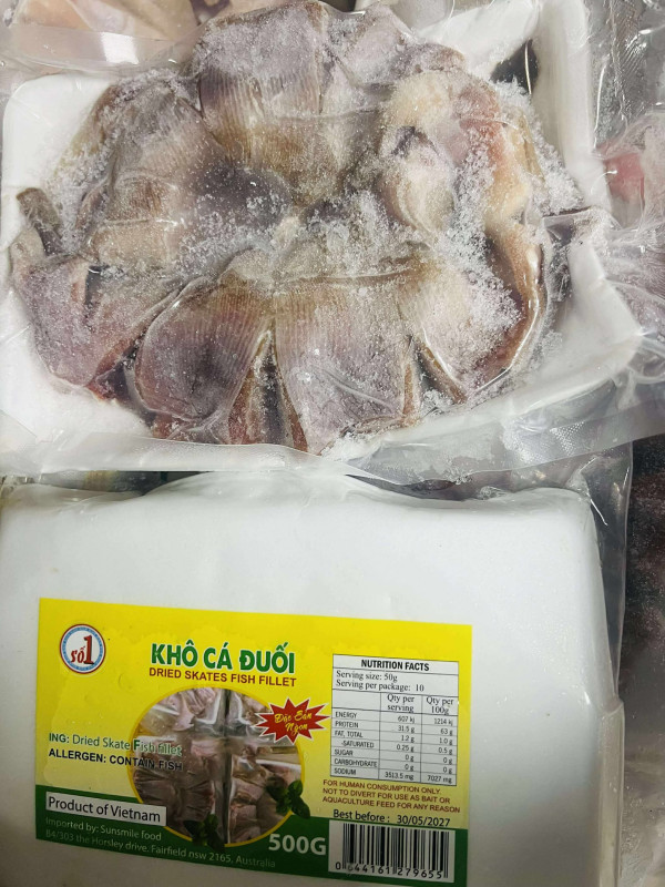 Khô cá đuối 15$