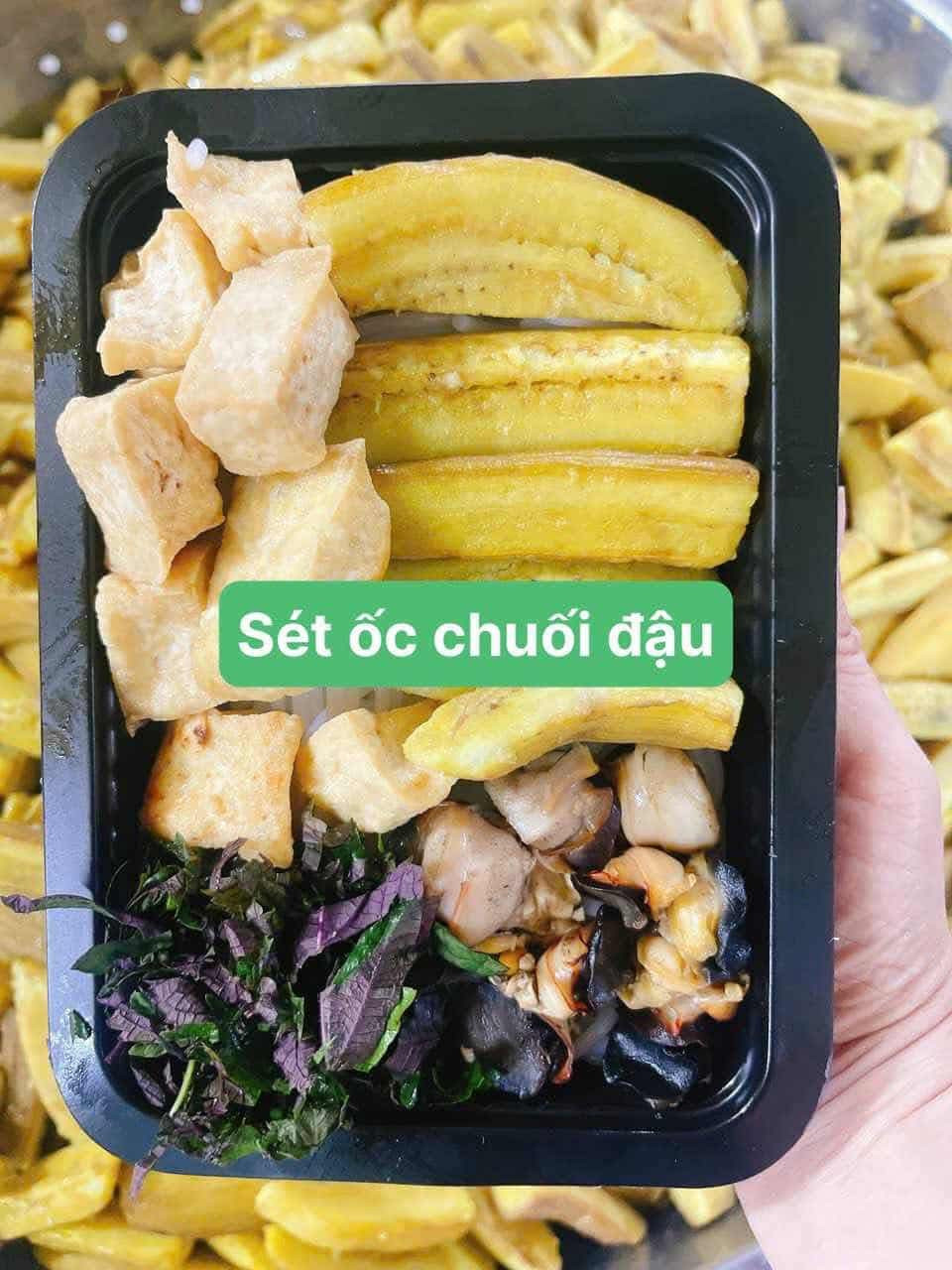 sét ốc chuối đậu 18$