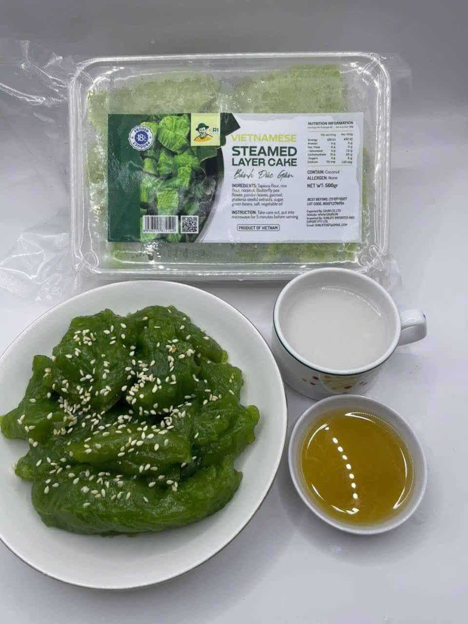 Bánh đúc lá dứa 13$