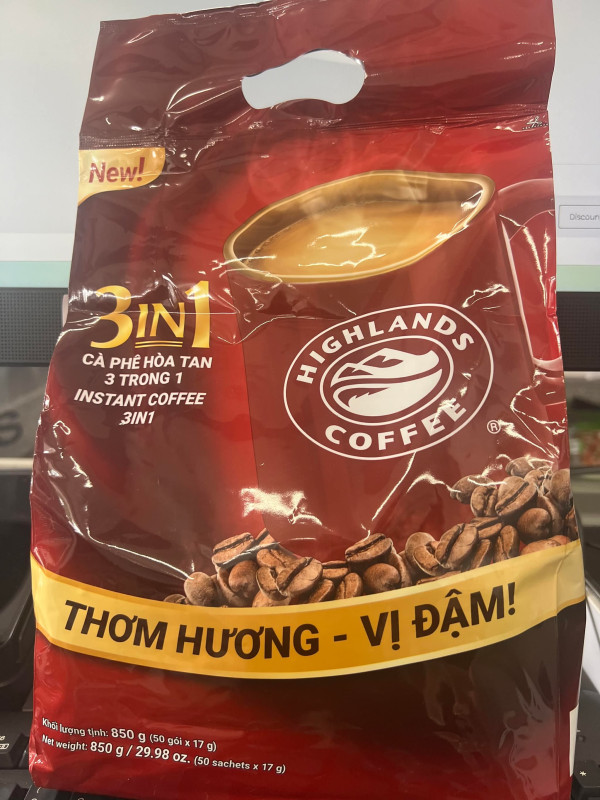 Cà phê Highland 18$ 1 hộp 850g
