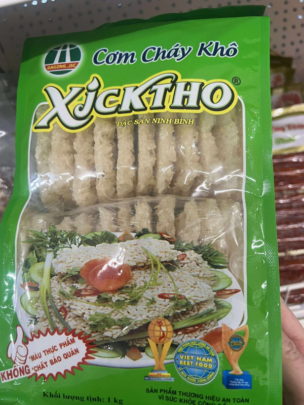 Cơm cháy khô chưa chiên