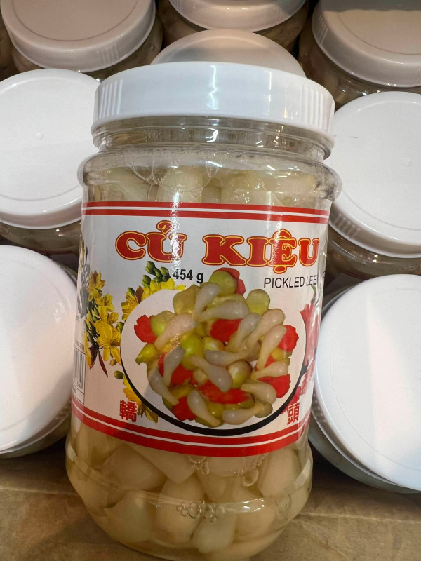 củ kiệu dầm chua ngọt 9$