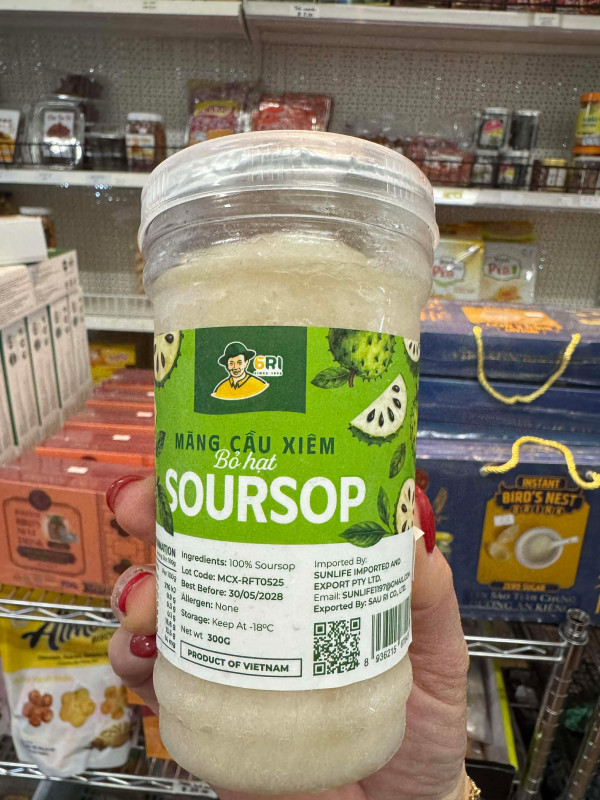 Mãng cầu xiêm bóc hột