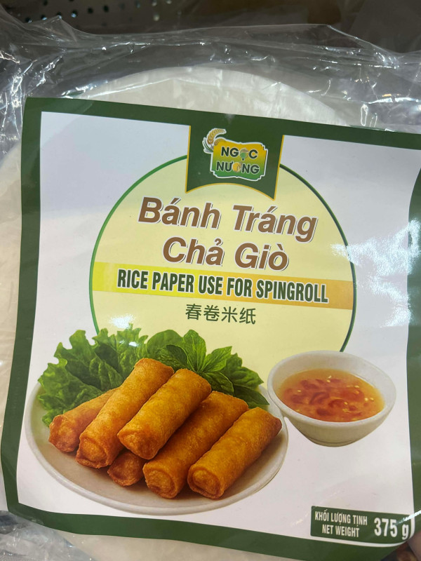 Bánh tráng chả giò ngọc nương