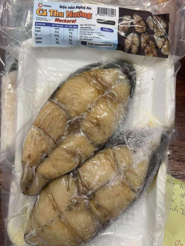 Cá thu nướng 18$