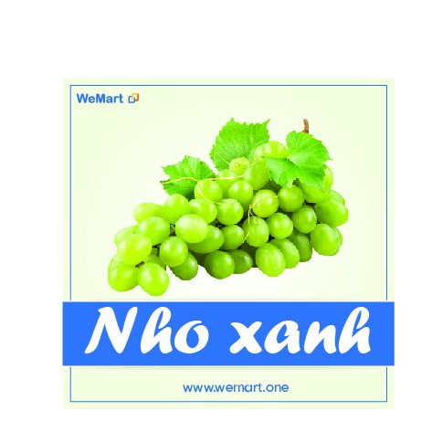 Nho xanh lẻ 1Kg