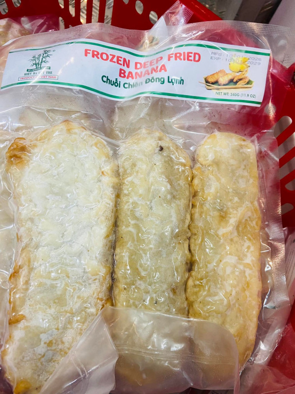 Chuối chiên đông lạnh