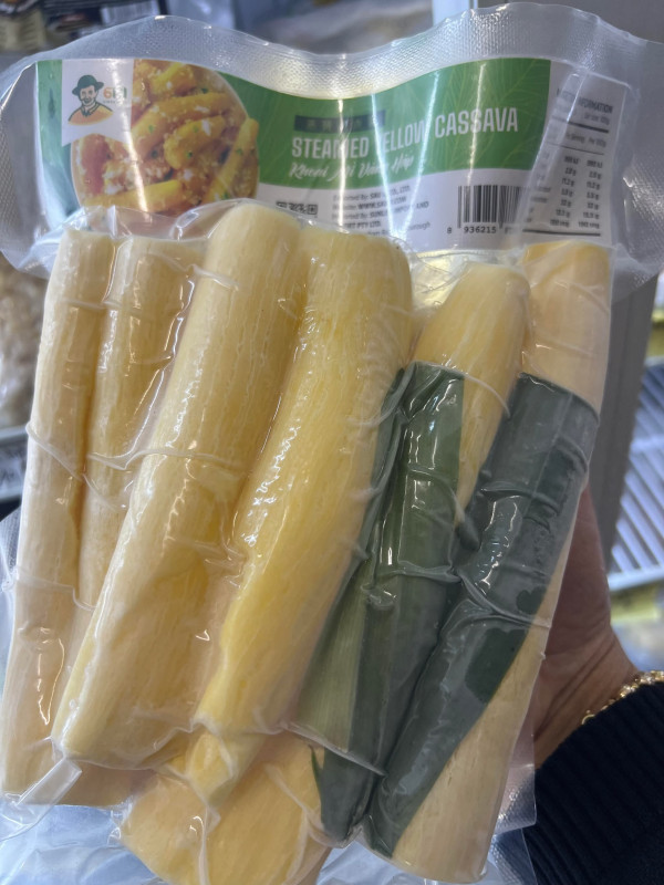 khoai mì vàng hấp 8$ 500gr