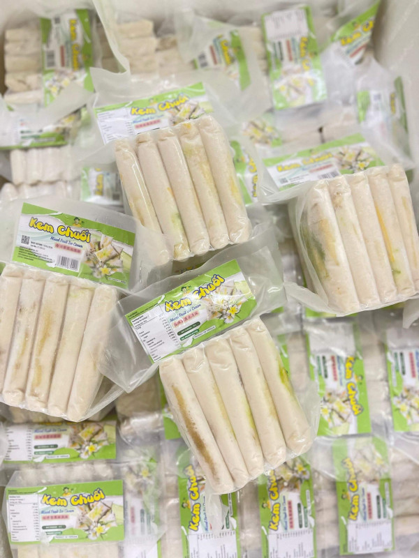 Kem chuối sầu riêng 13$