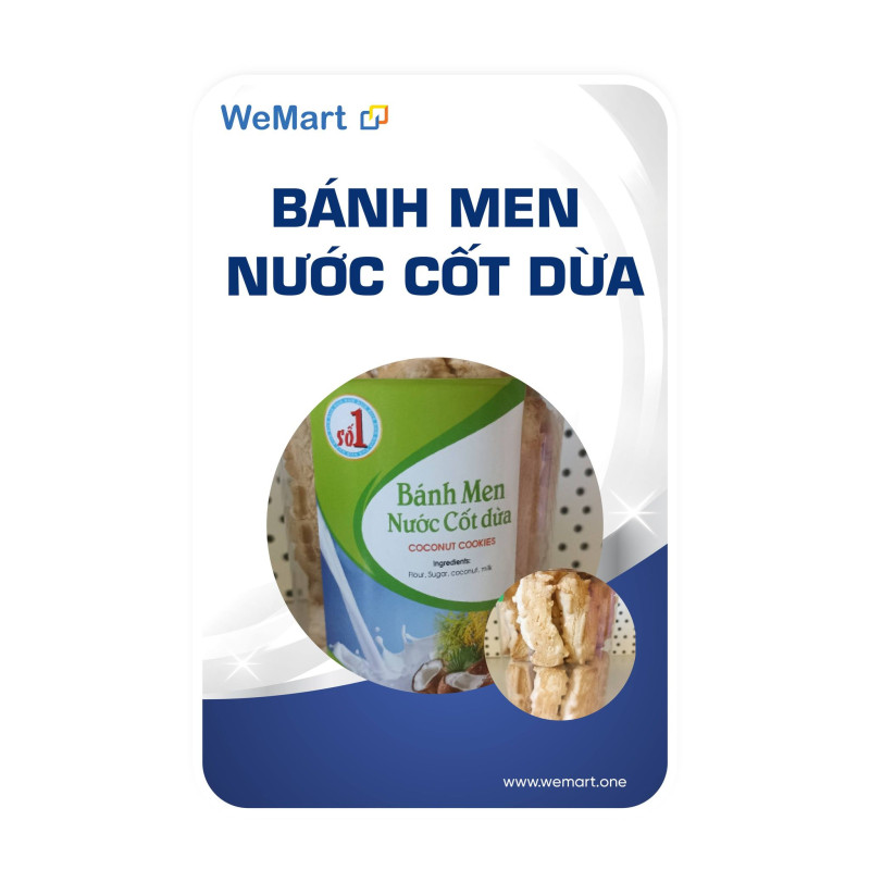 Bánh men nước cốt dừa