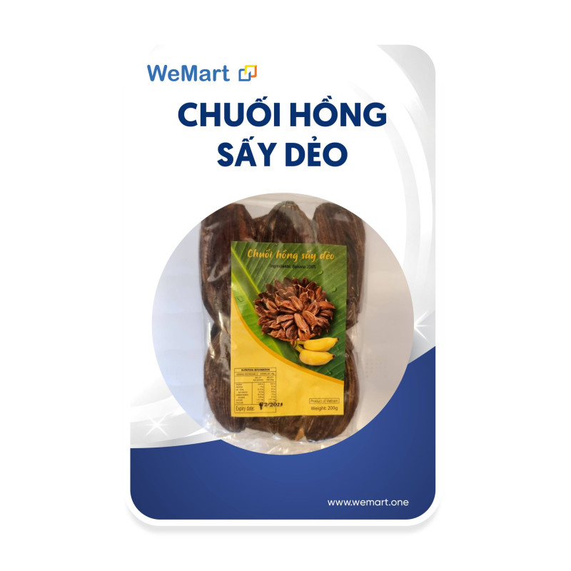 Chuối hồng sấy dẻo