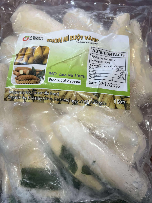 Khoai mì ruột vàng 12$