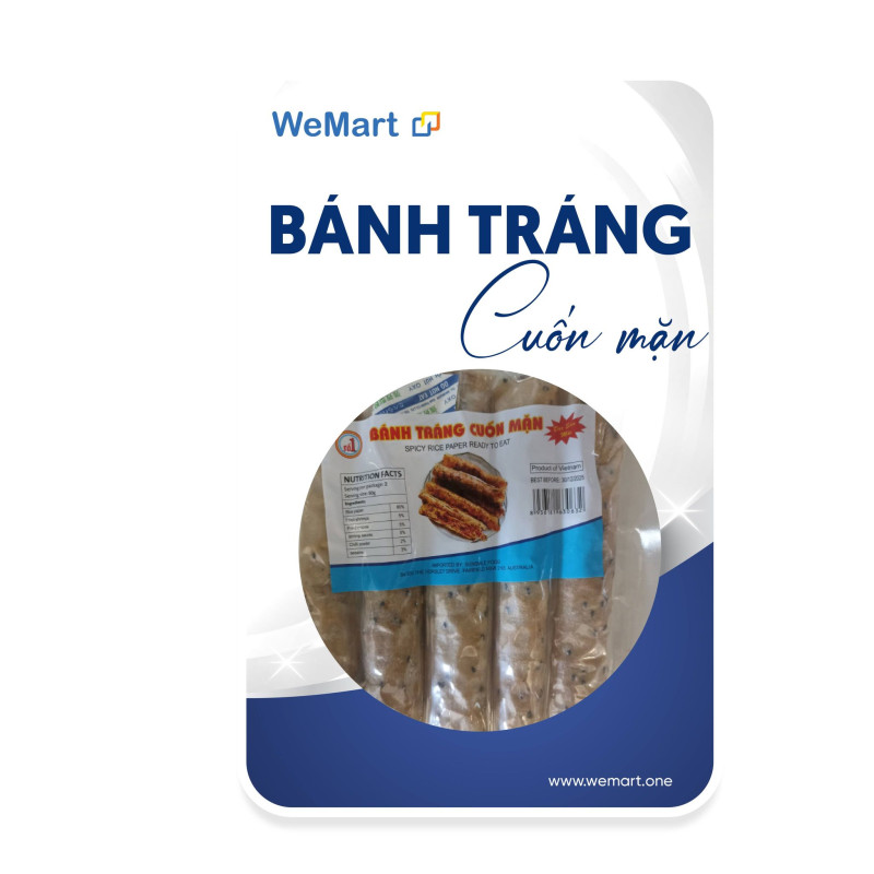 Bánh tráng cuốn mặn
