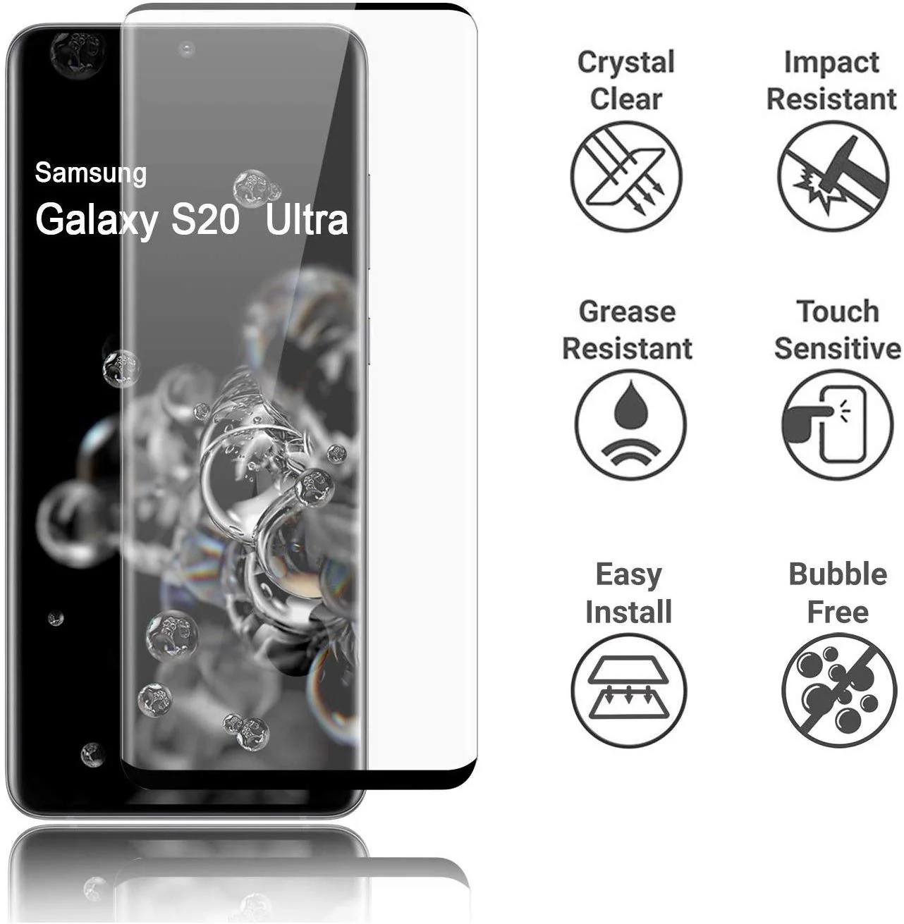 Samsung S20 Ultra Tempered Glass Doormoon