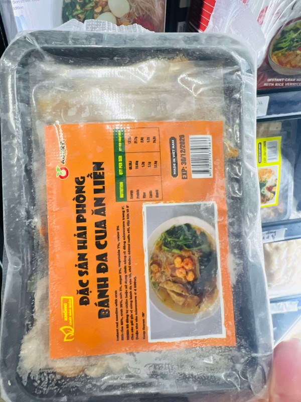 Bánh đa cua Hải Phòng ăn liền 11$