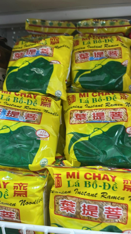 Mì chay lá bồ đề 1$ 1 gói