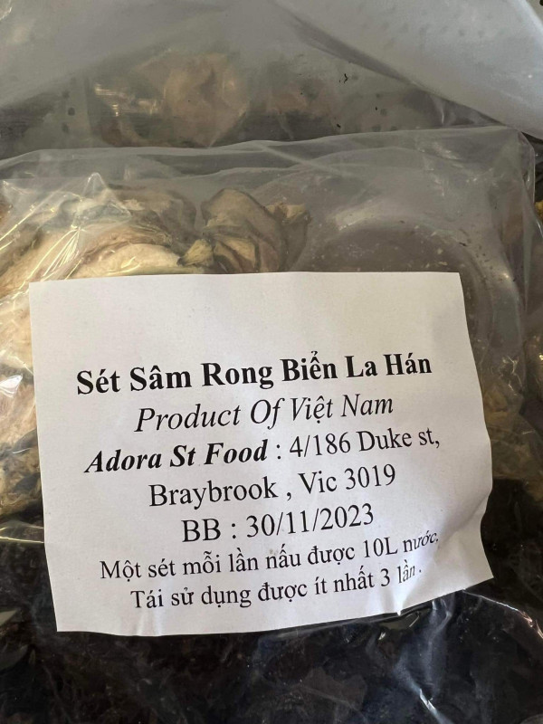 Sét sâm rong biển la hán