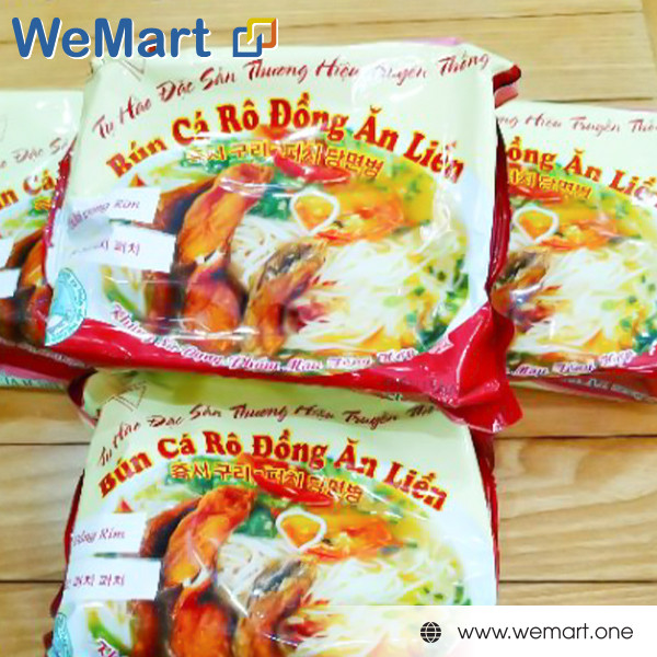 bún cá rô đồng gói