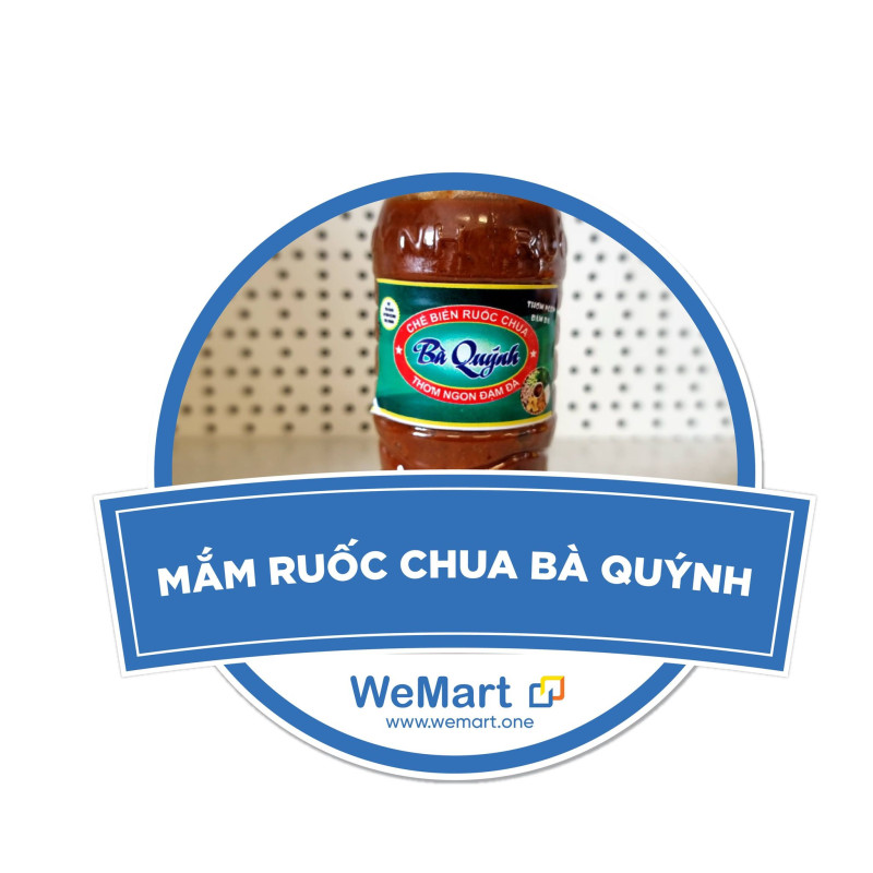 Mắm ruốc chua Bà Quýnh
