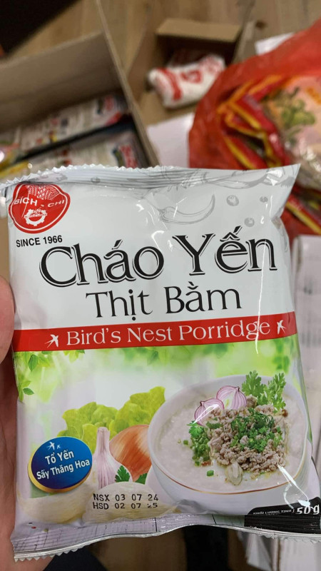 Cháo yến thịt bằm 2$