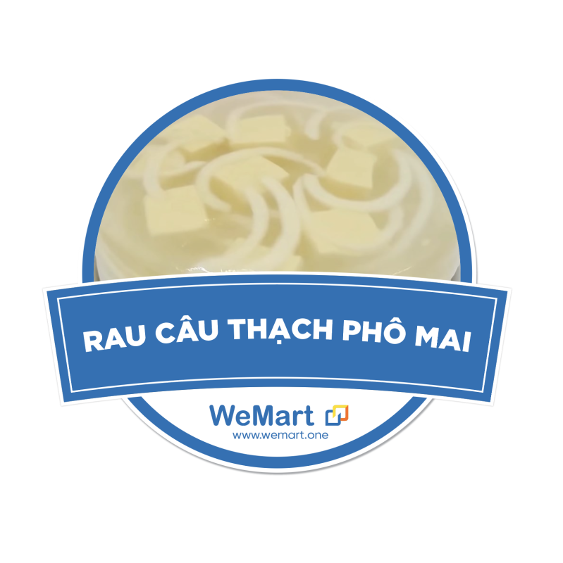Rau câu thạch phô mai