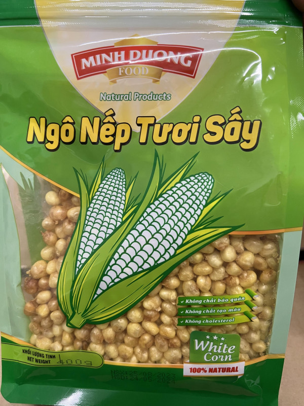 Ngô nếp tươi sấy dòn 14$
