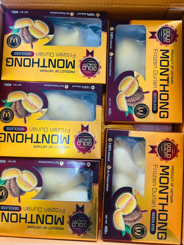 Sầu riêng Mongthon vn thung 25 hop