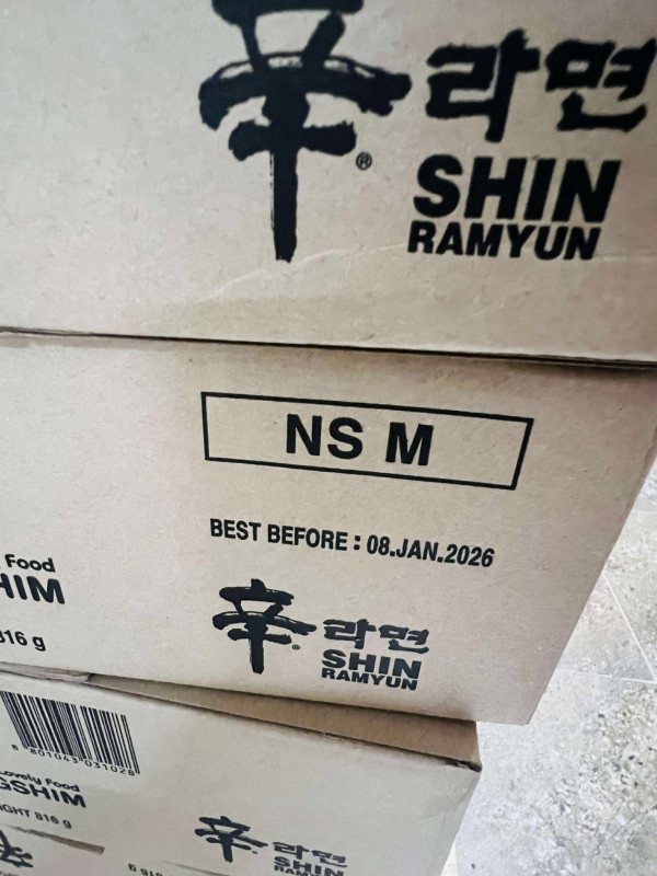 Mì nongshim 2 thùng