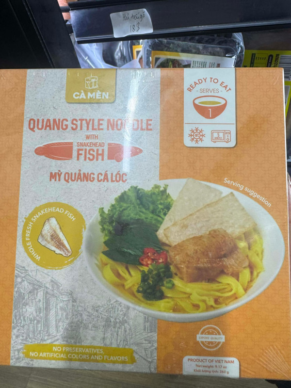 Mì quảng cá lóc