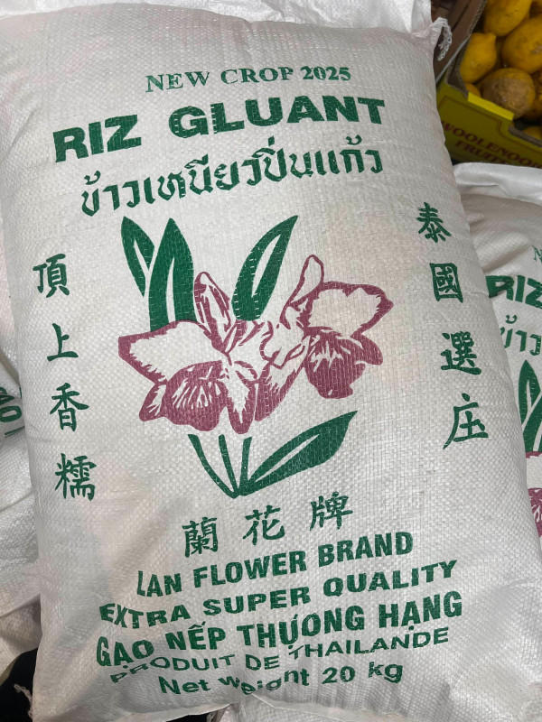 Gạo nếp thái thượng hạng 65$ 20kg