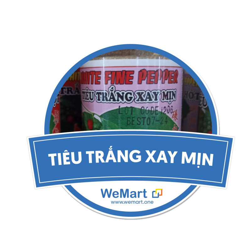 Tiêu trắng xay mịn